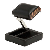 Wolf Roadster Single Travel Watch Stand Black - Dracakis Jewellers